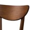Baxton Studio Eline Black Faux Leather Upholstered Walnut Finished Bar Stool, PK2 144-8076 - alternate 8